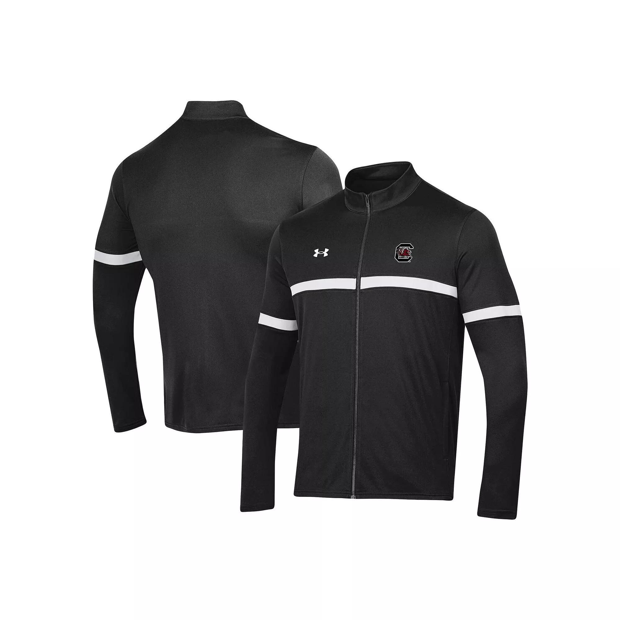 Men's Under Armour Black South Carolina Gamecocks 2023 Assist Warm Up Full-Zip Jacket,  Product Image