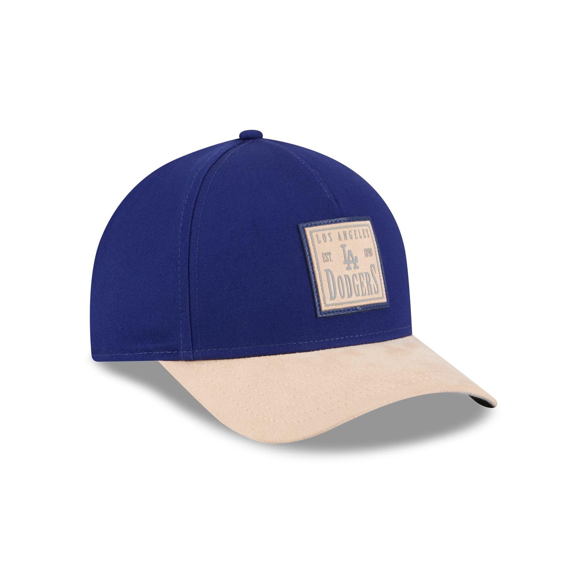 Los Angeles Dodgers Suede Patch 9FORTY M-Crown A-Frame Adjustable Hat Male Product Image