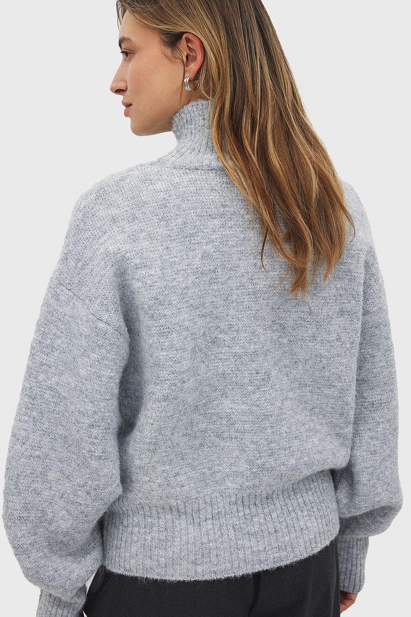Knitted Turtle Neck Sweater Product Image