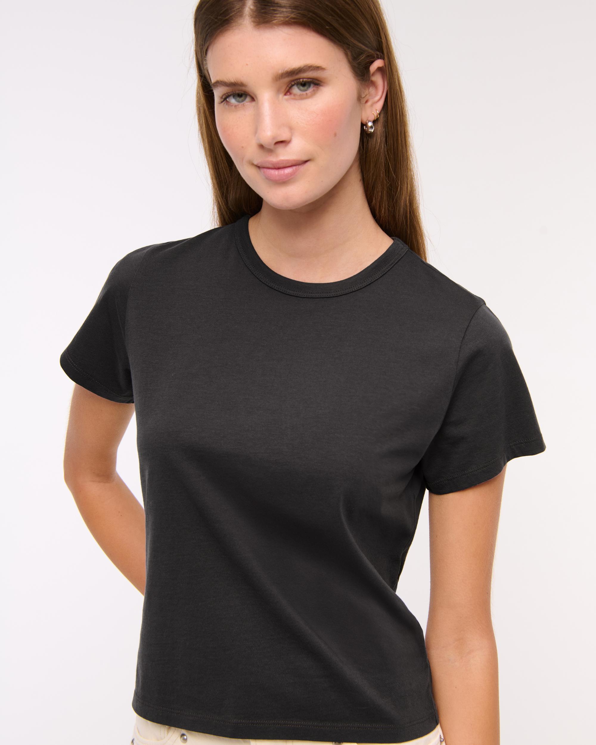 Essential Polished Body-Skimming Tee Product Image