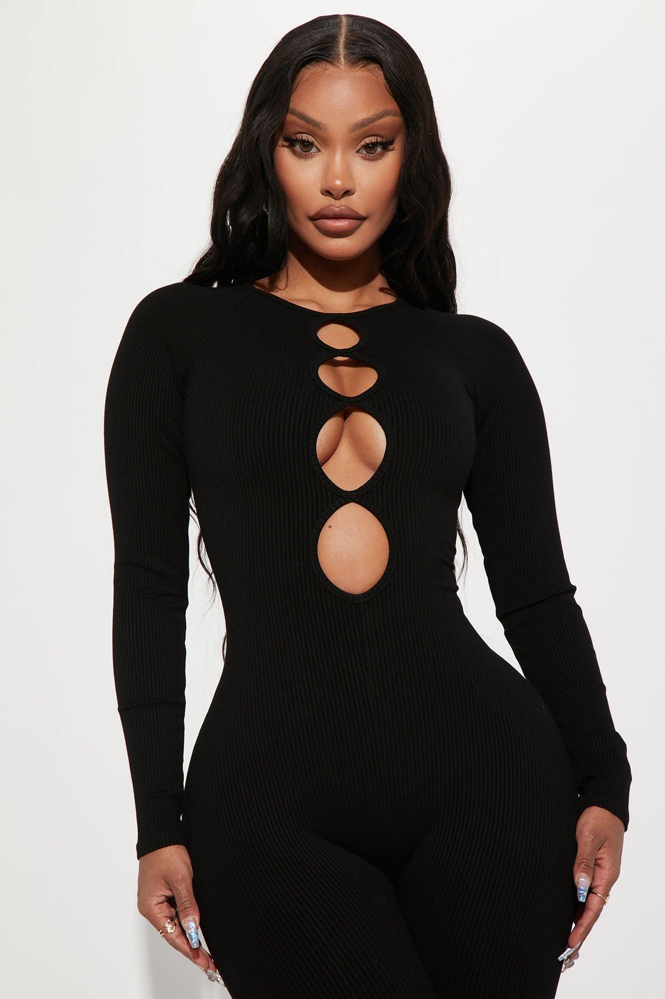 Jordyn Snatched Jumpsuit - Black Product Image