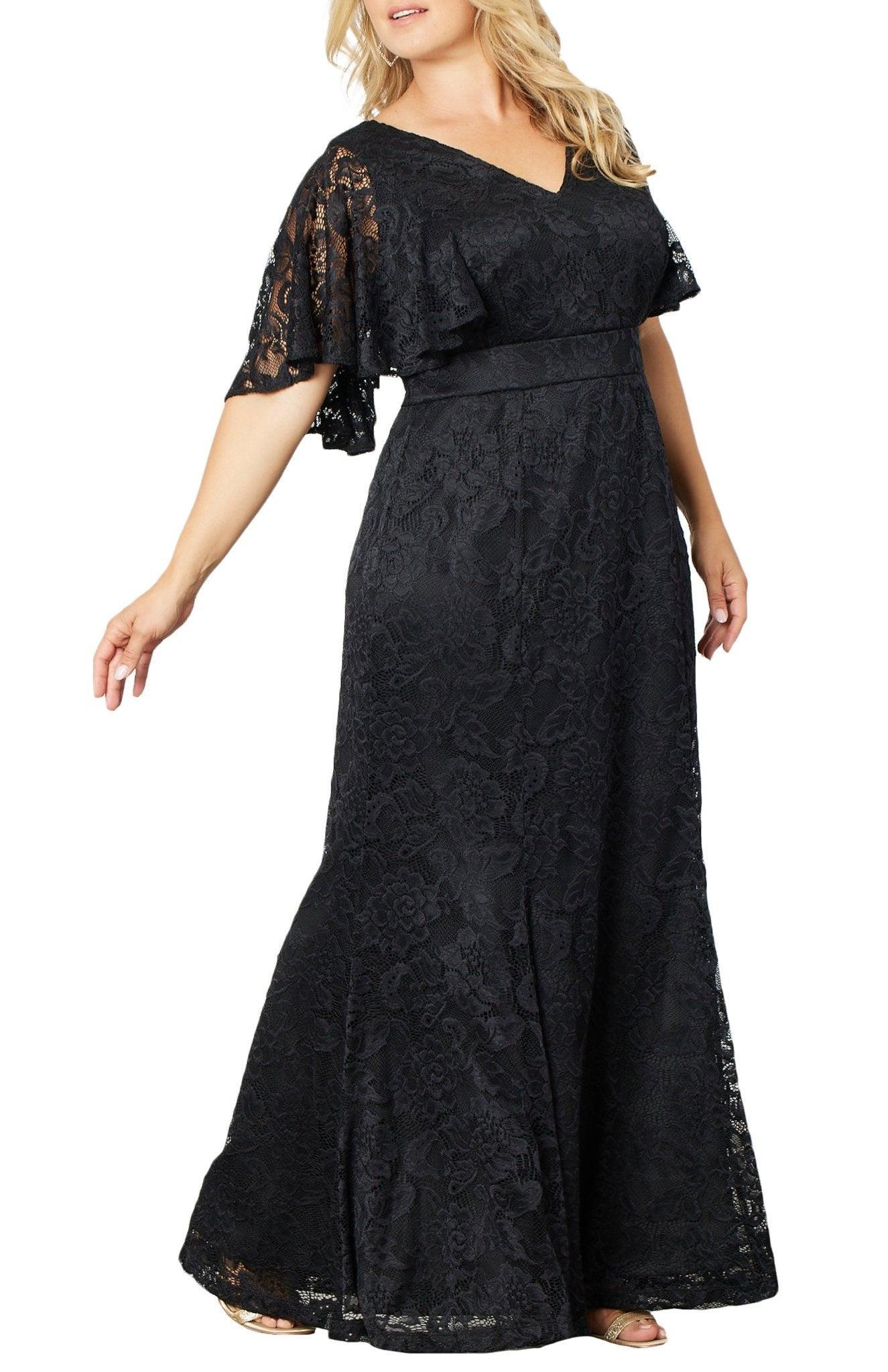 Duchess Lace Evening Gown - Plus Product Image