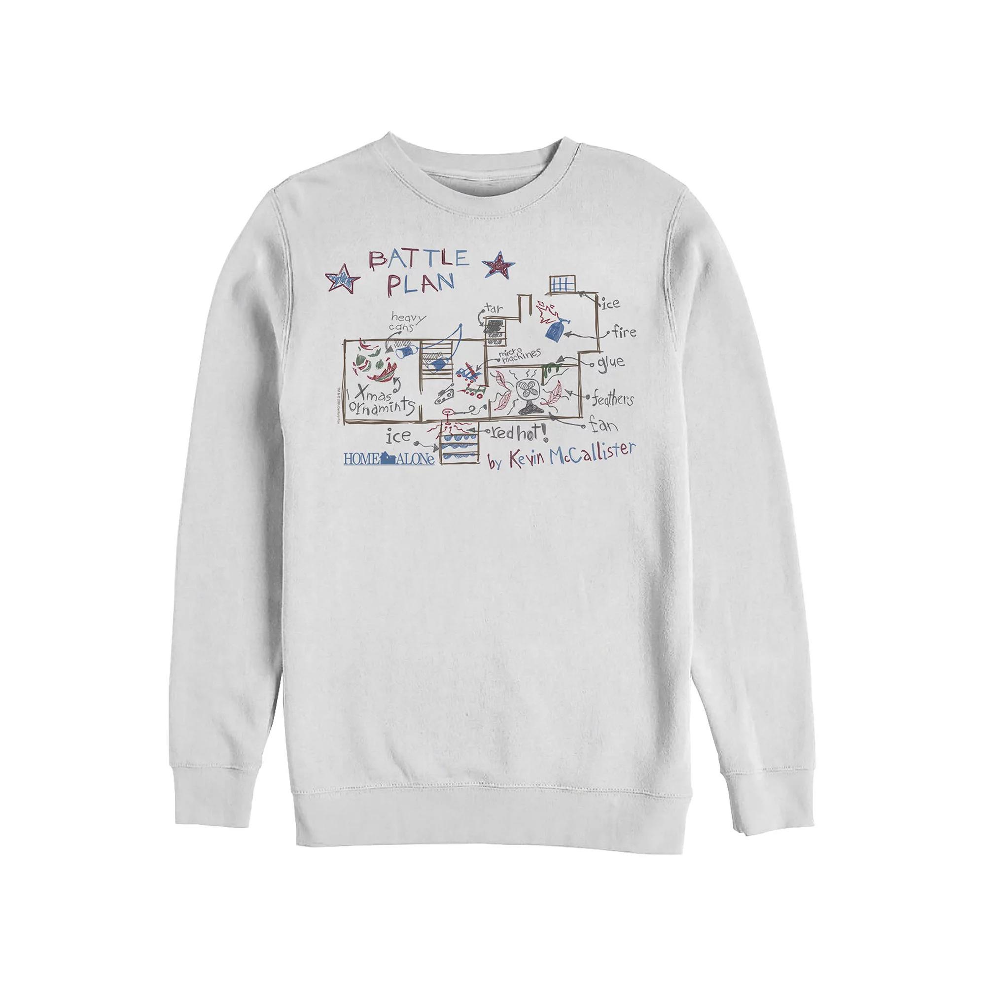 Men's Home Alone Kevin's Battle Plan Graphic Fleece,  Product Image