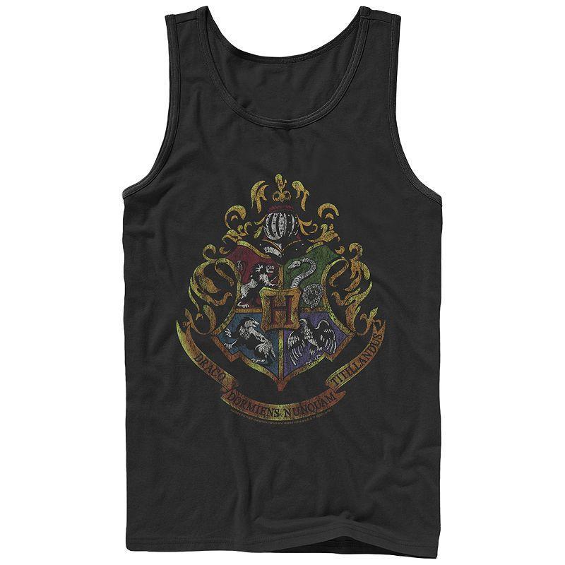 Men's Harry Potter Hogwarts Crest Graphic Tank Top,  Product Image