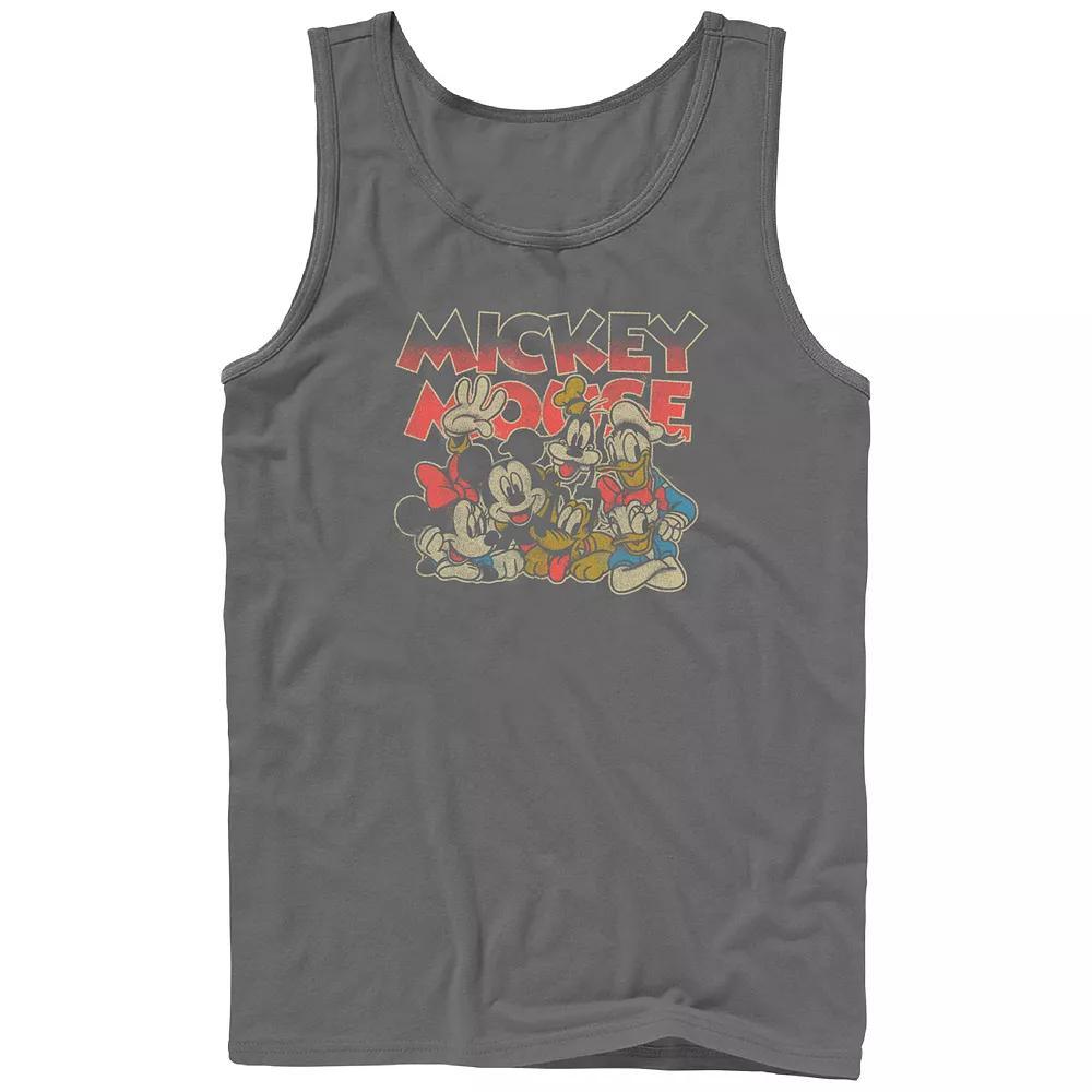 Men's Netflix Stranger Things Neon Kids Group Graphic Tank Top,  Product Image
