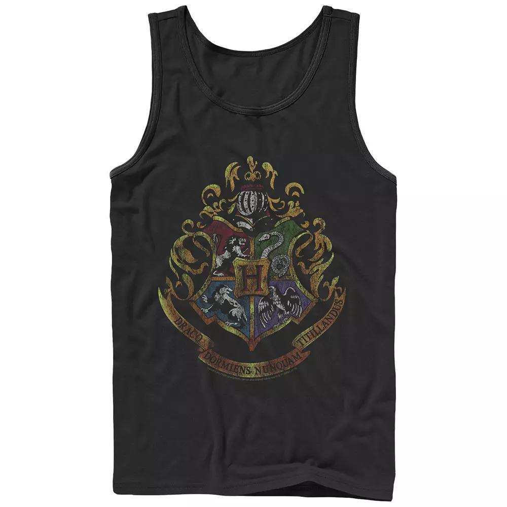 Men's Harry Potter Hogwarts Crest Graphic Tank Top,  Product Image