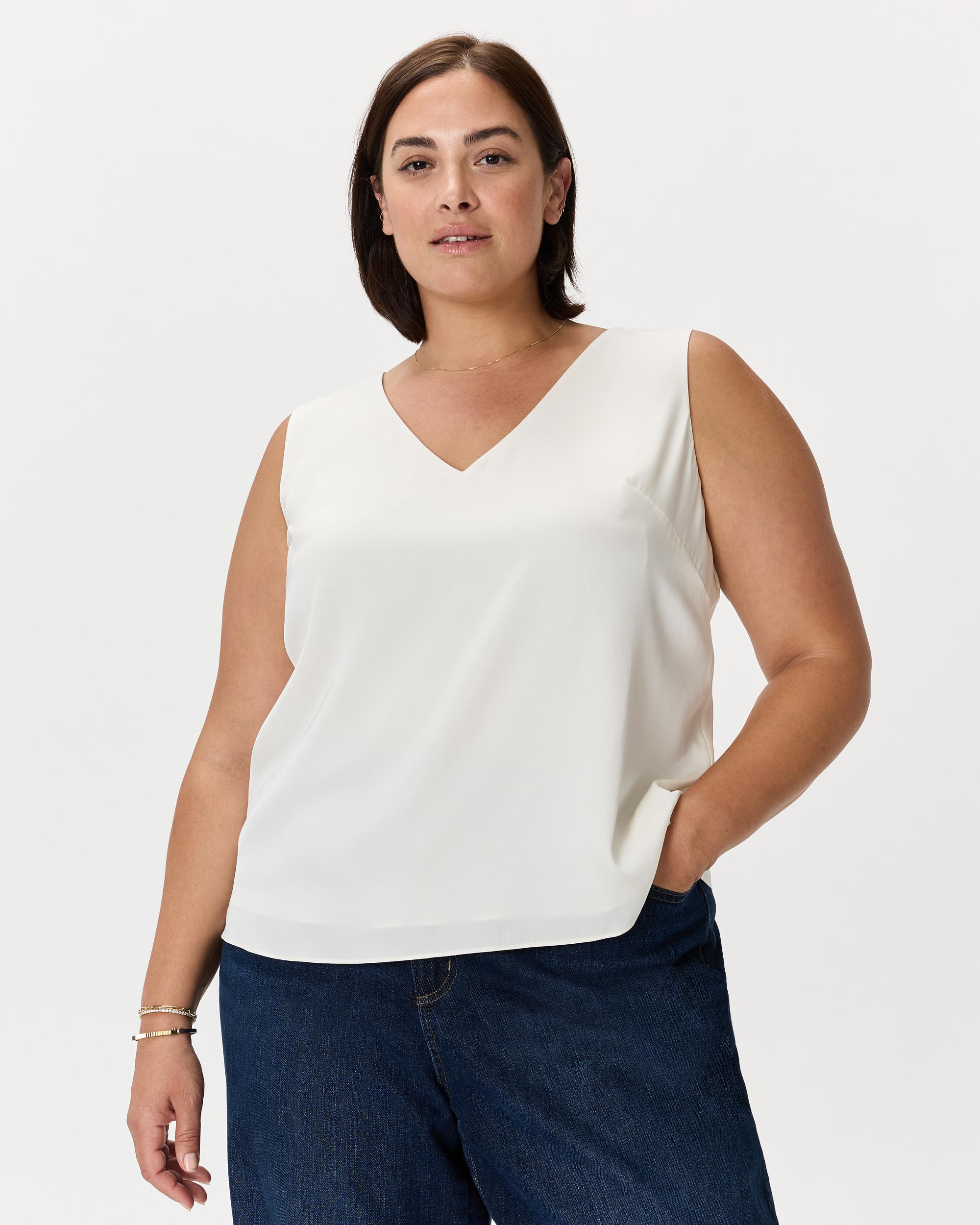 Quince | Women's Washable Stretch Silk Tank Top Product Image