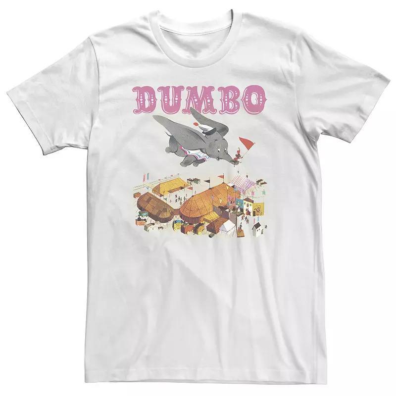 Big & Tall Disney Dumbo Vintage Story Book Style Flying Portrait Tee, Men's,  Product Image