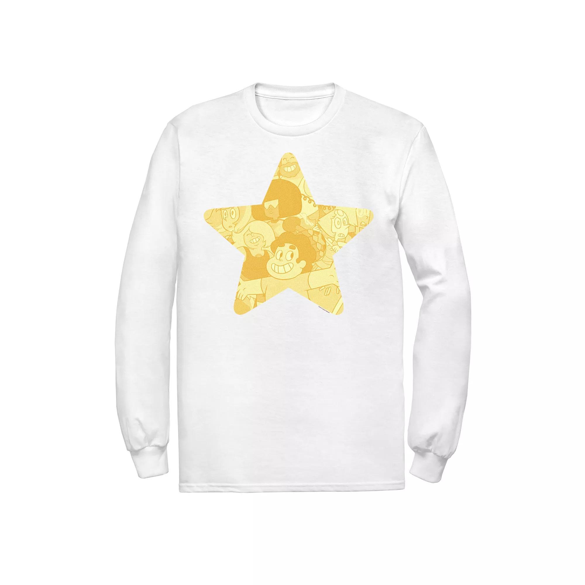 Men's Cartoon Network Stevens Universe Gold Star Long Sleeve Tee,  Product Image