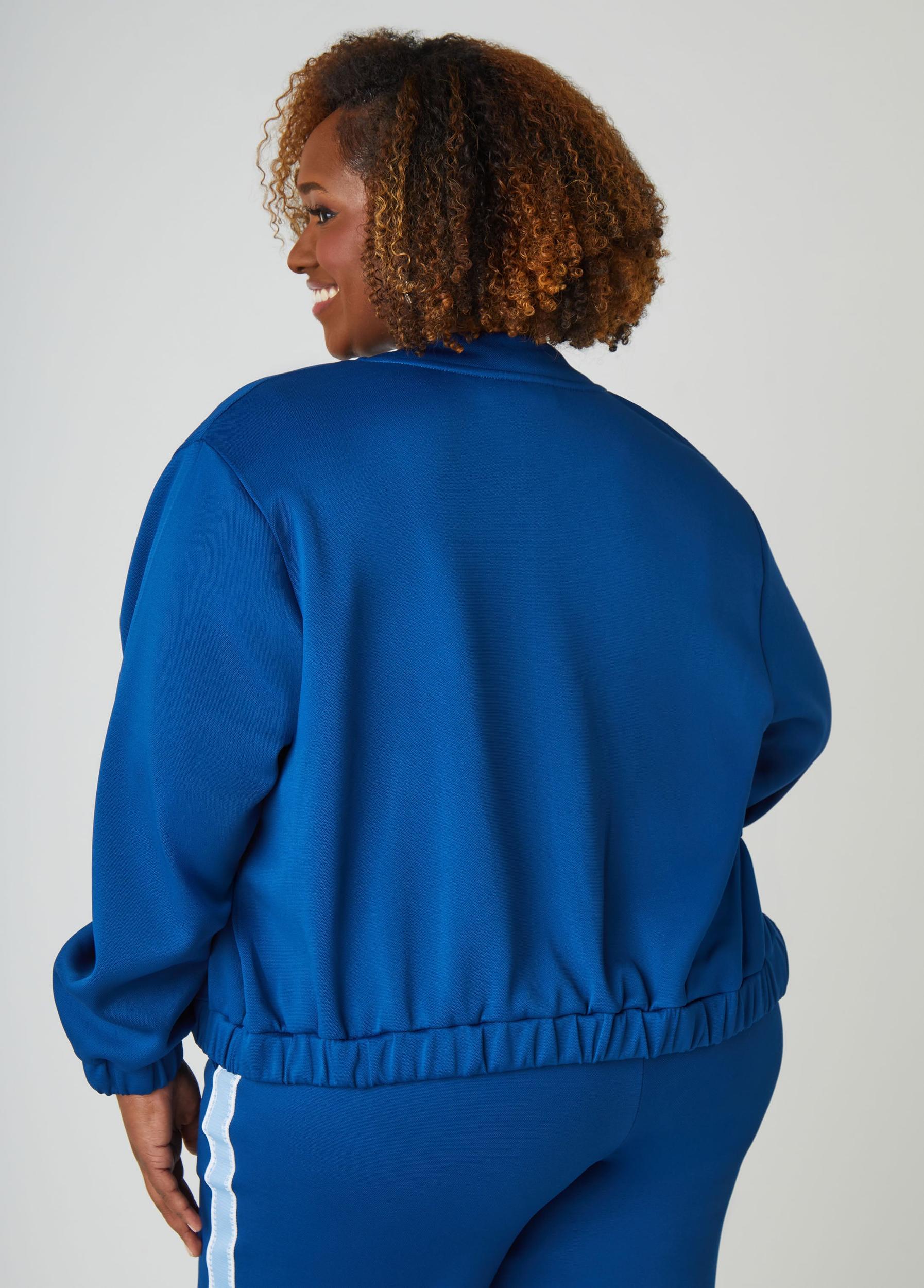 Embroidered Pique Track Jacket Product Image