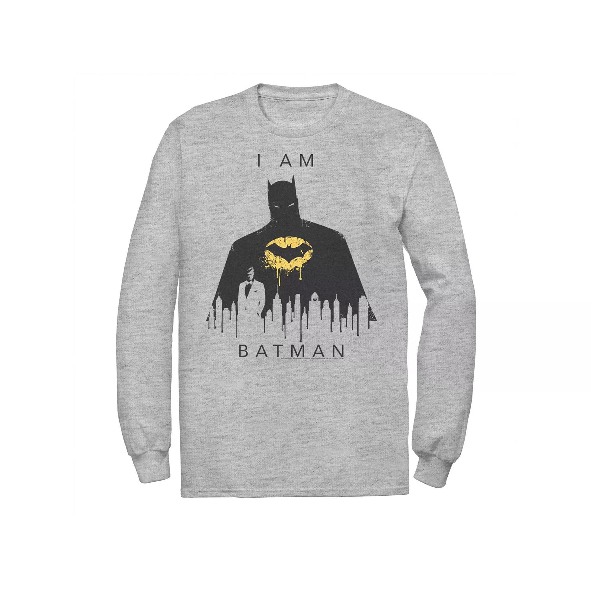 Men's DC Comics I Am Batman Skyline Poster Tee,  Product Image