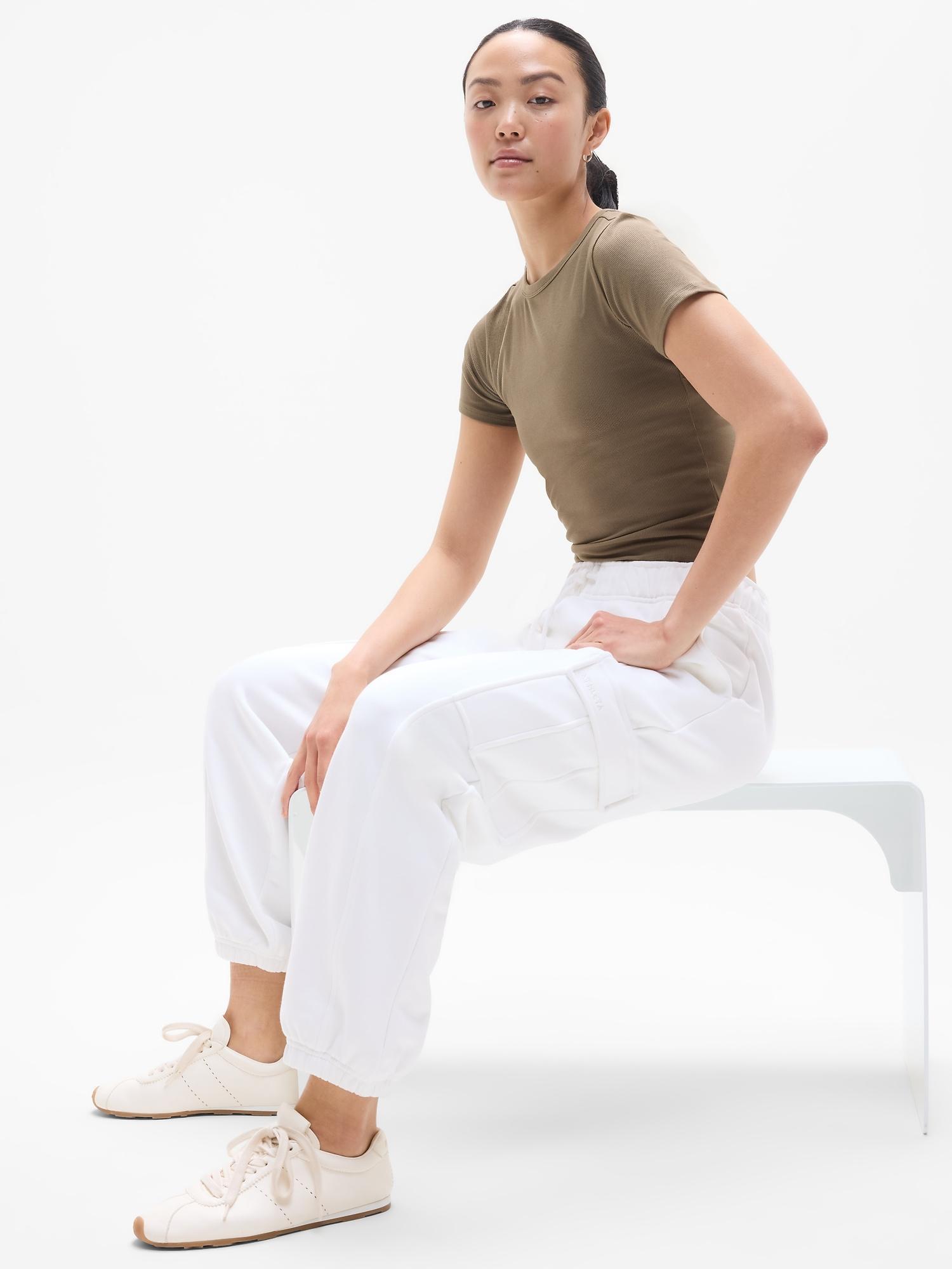 Signature Rib Crop Tee Product Image