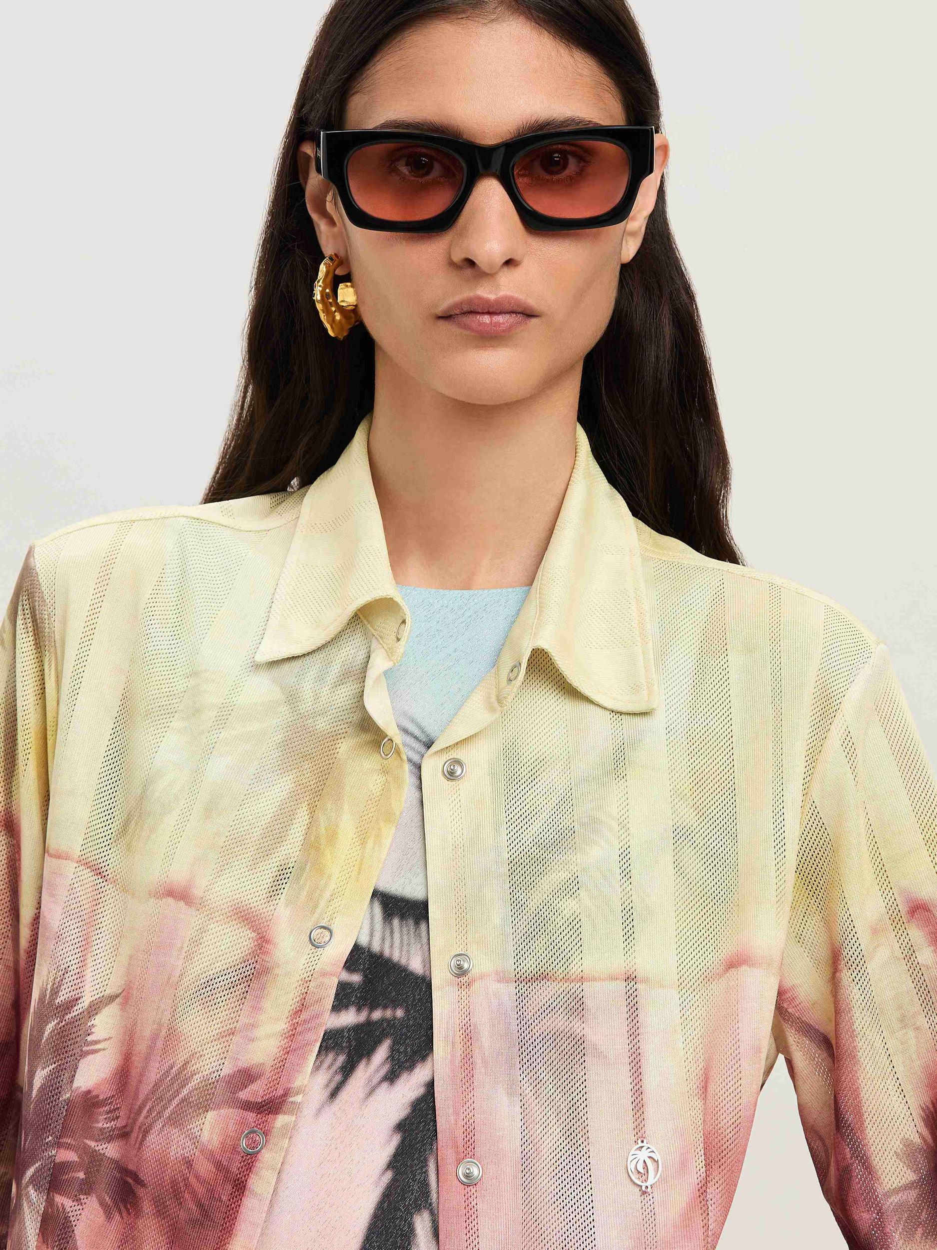 SUNSET PALMS MESH SHIRT Product Image