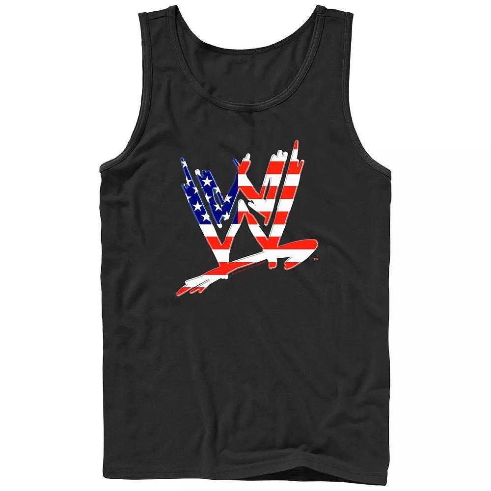 Men's WWE USA Flag Americana Graphic Tank Top,  Product Image