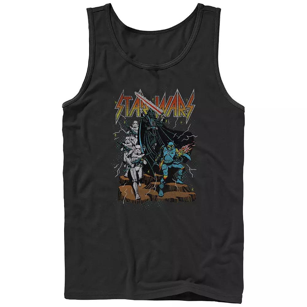 Men's Star Wars Dark Side Metal Poster Graphic Tank Top, Size: XL, Black Product Image