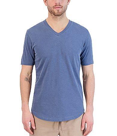 Goodlife Sun-Faded Slub Scallop Short-Sleeve V-Neck T Product Image