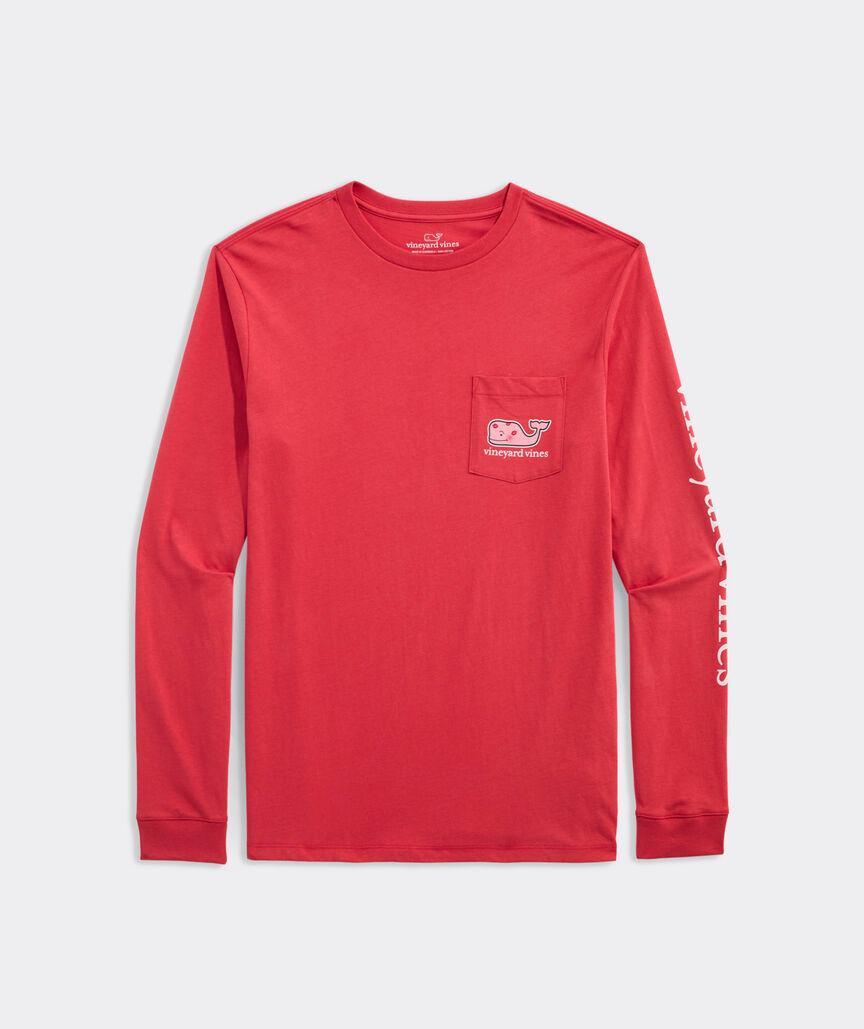 Kissed Whale Long-Sleeve Pocket Tee Product Image