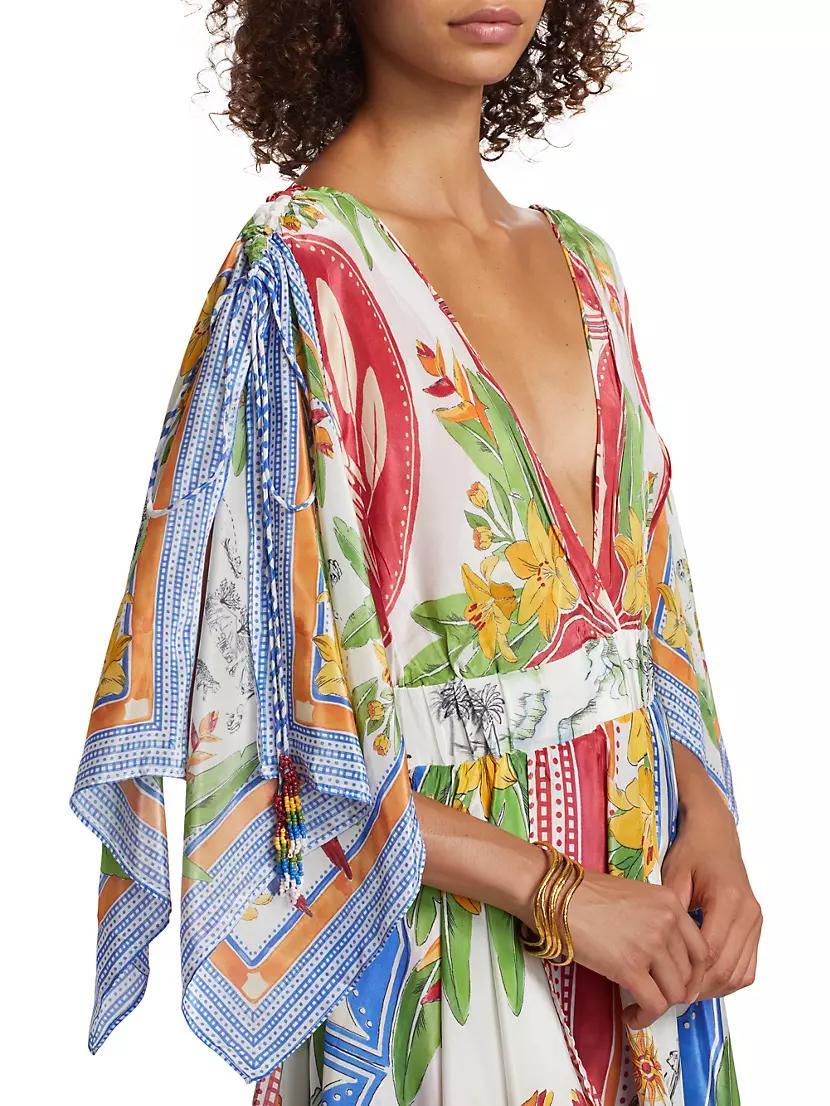 Tropical Destination Scarf Maxi Dress Product Image