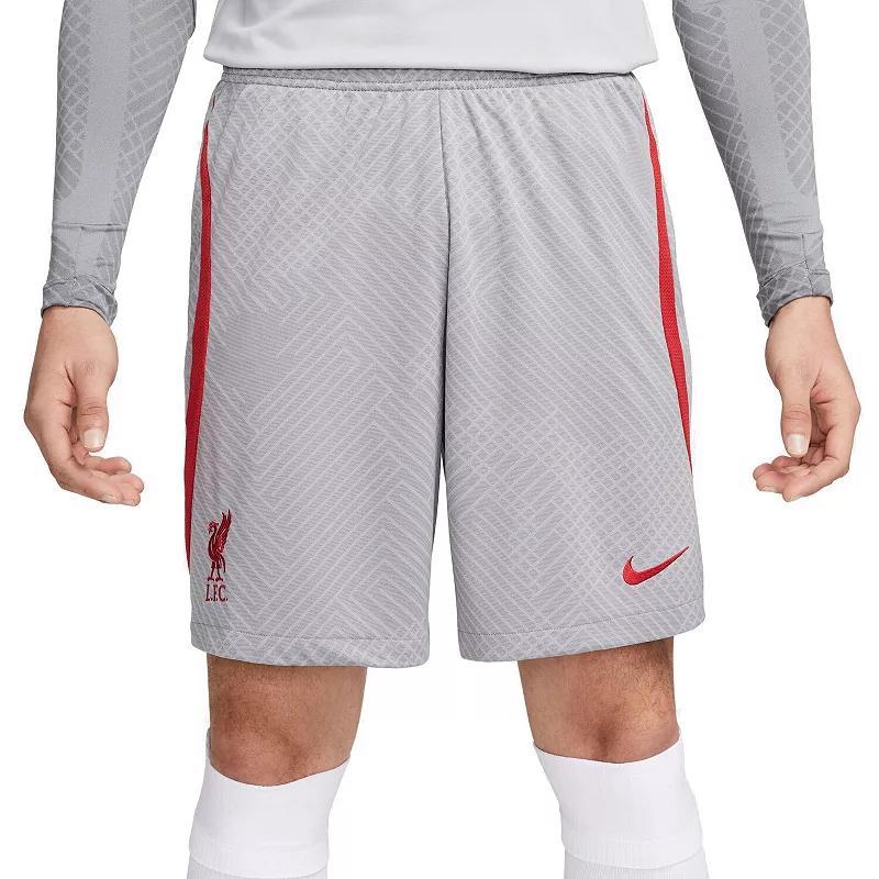 Men's Nike Gray Liverpool Strike Performance Shorts, Size: Small, Lvp Grey Product Image