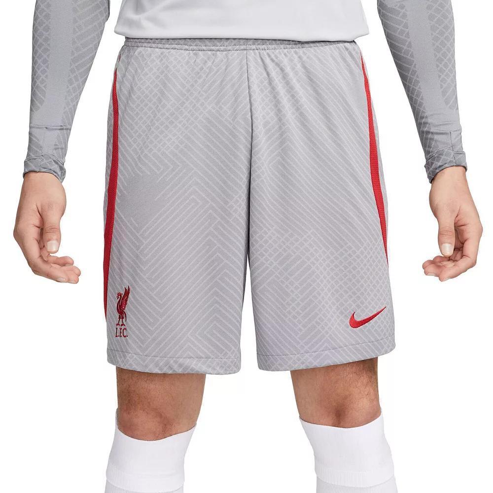 Men's Nike Gray Liverpool Strike Performance Shorts, Size: Small, Lvp Grey Product Image