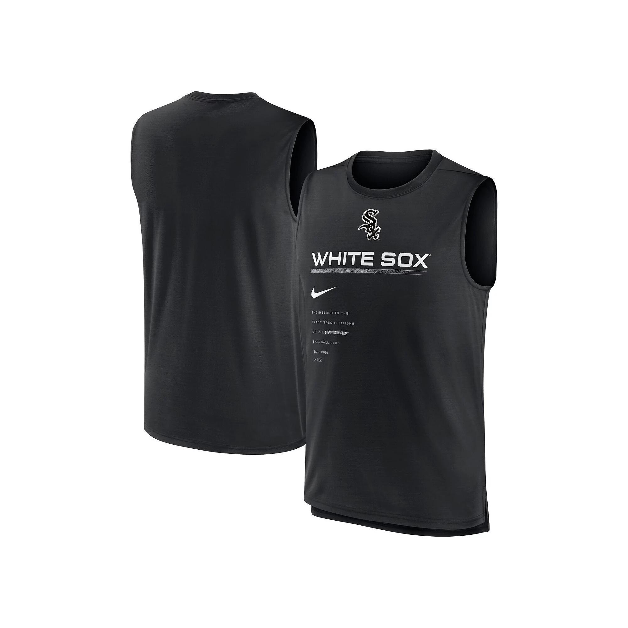 Men's Nike Black Chicago White Sox Exceed Performance Tank Top,  Product Image