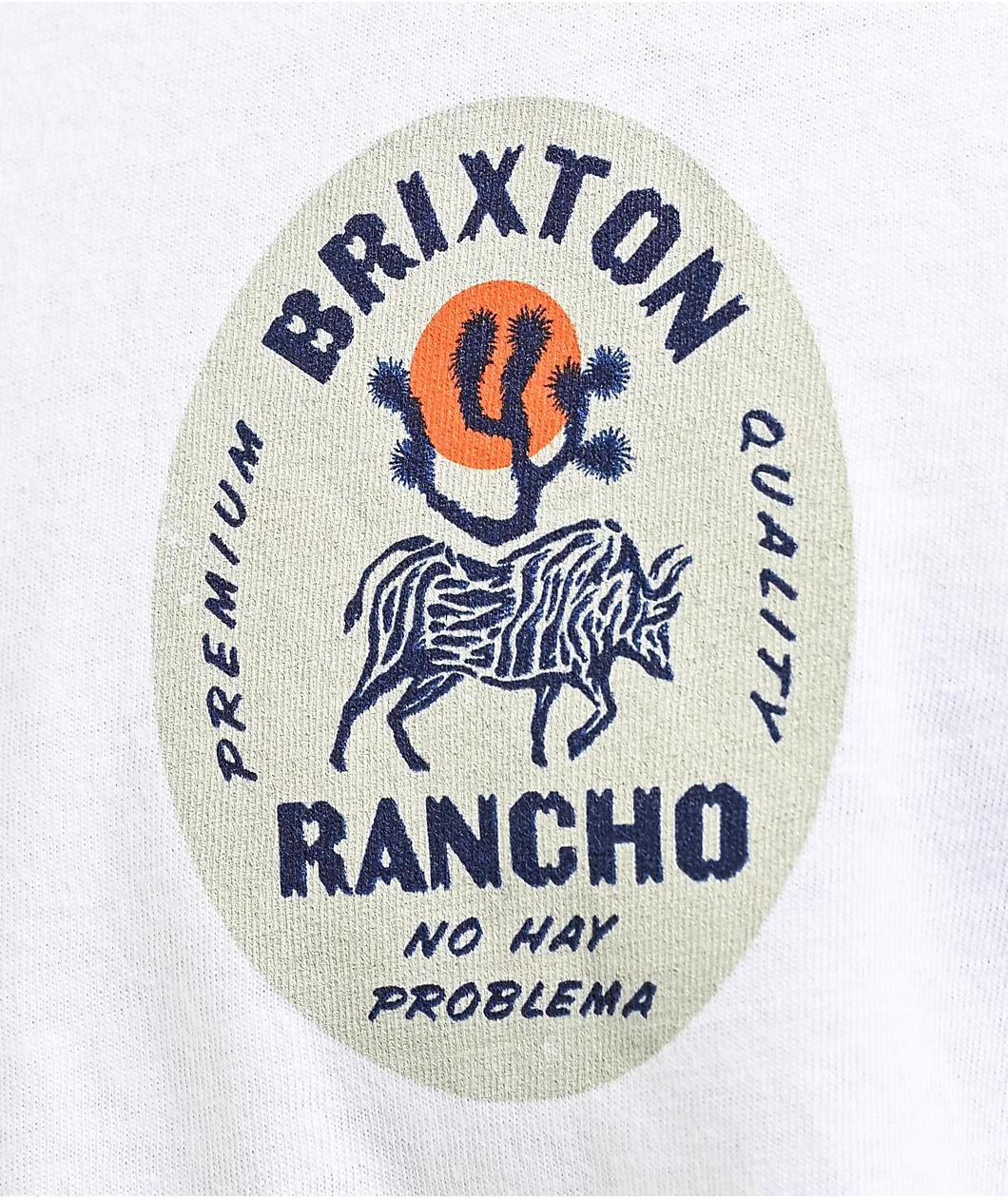 Brixton Rancho White T-Shirt Product Image