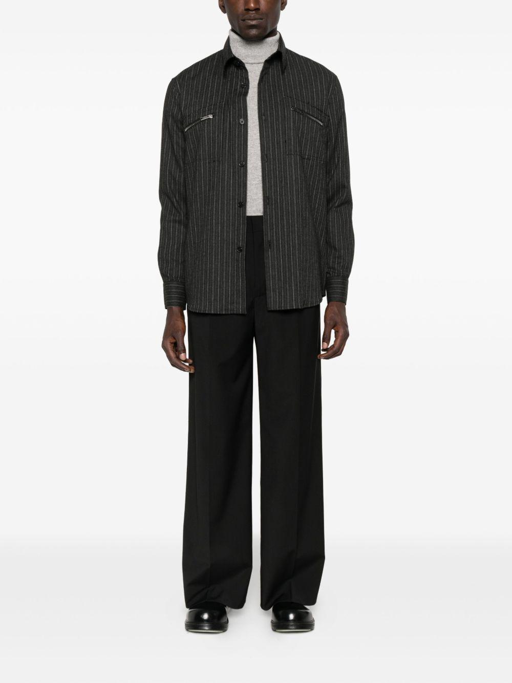 pleated wide-leg trousers Product Image