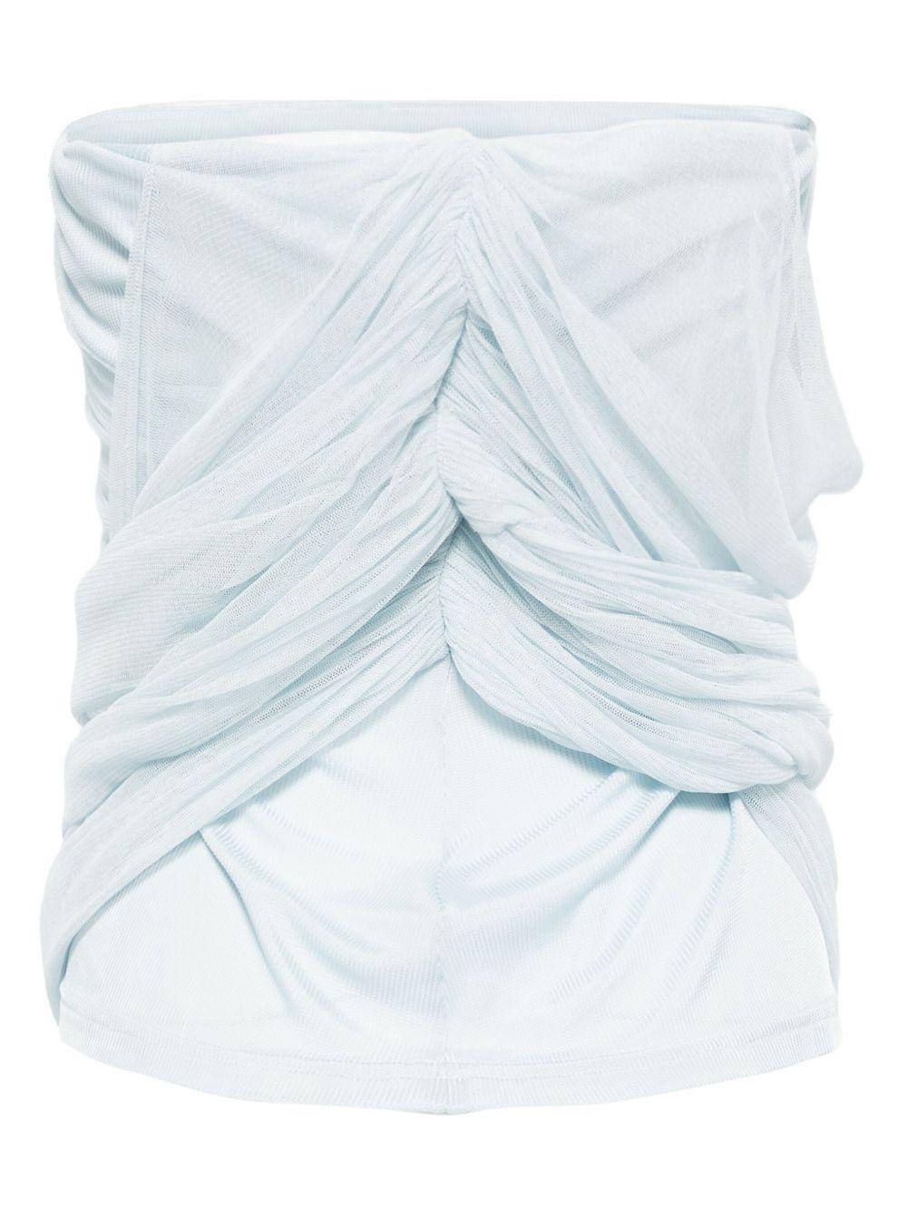 draped strapless  top Product Image