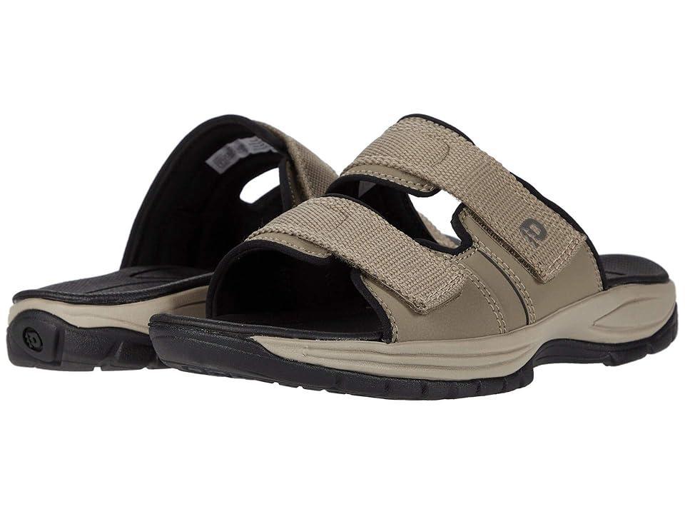 Dunham Newport Slide Water Friendly (Taupe Grey) Men's Shoes Product Image