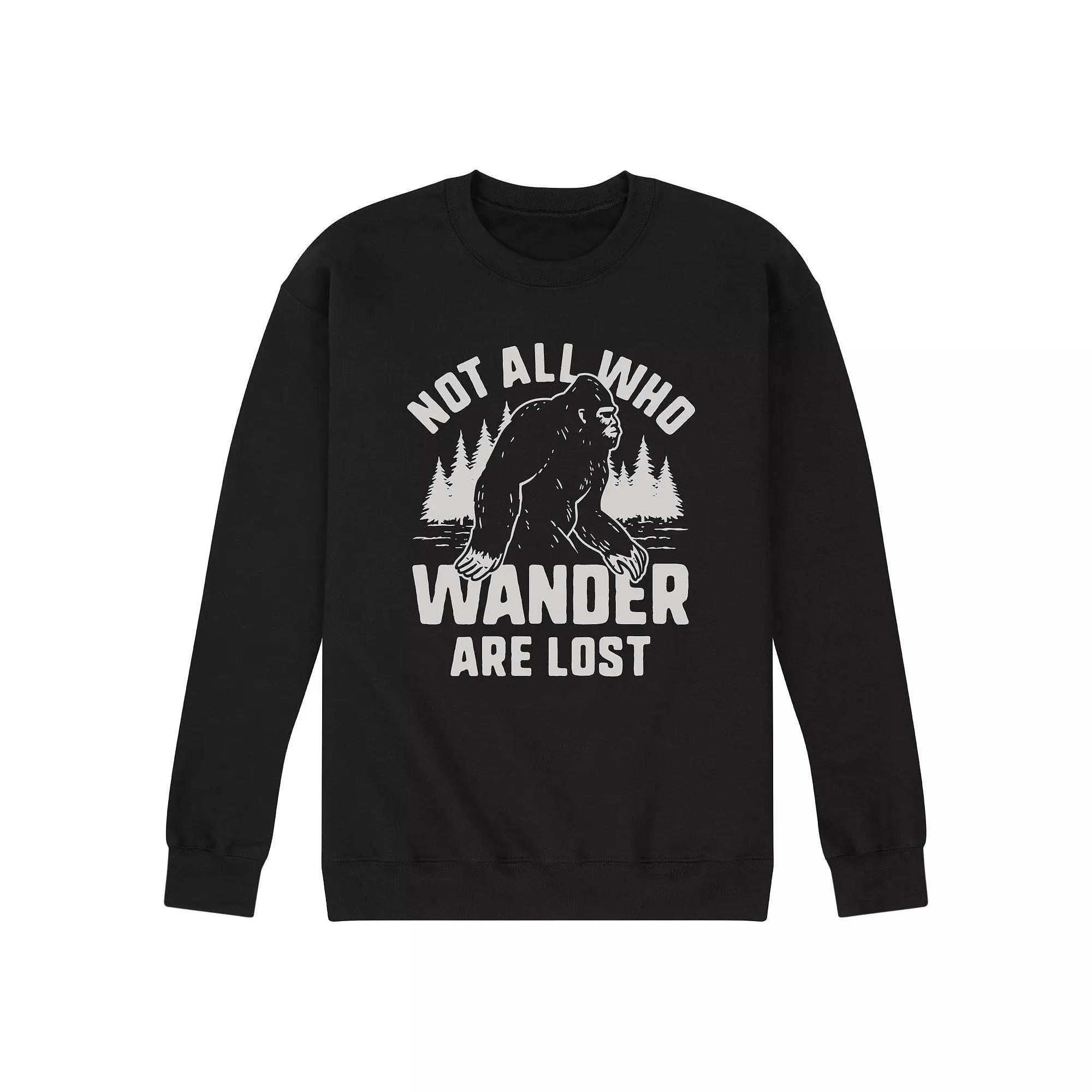 Men's Not All Who Wander Are Lost Sweatshirt,  Product Image