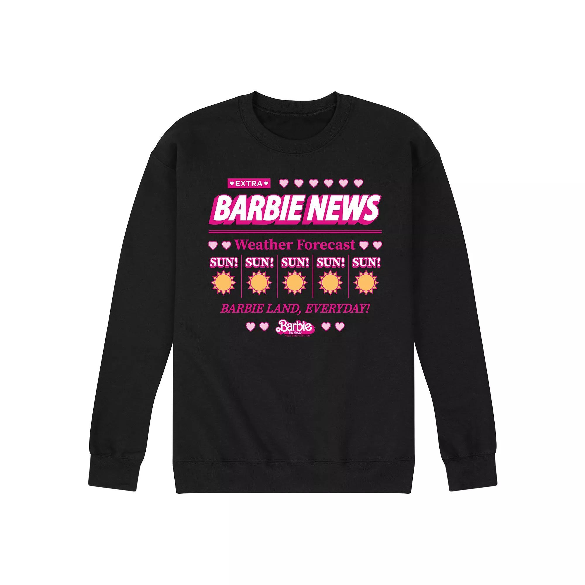 Men's Barbie The Movie Weather Forecast Graphic Tee,  Product Image