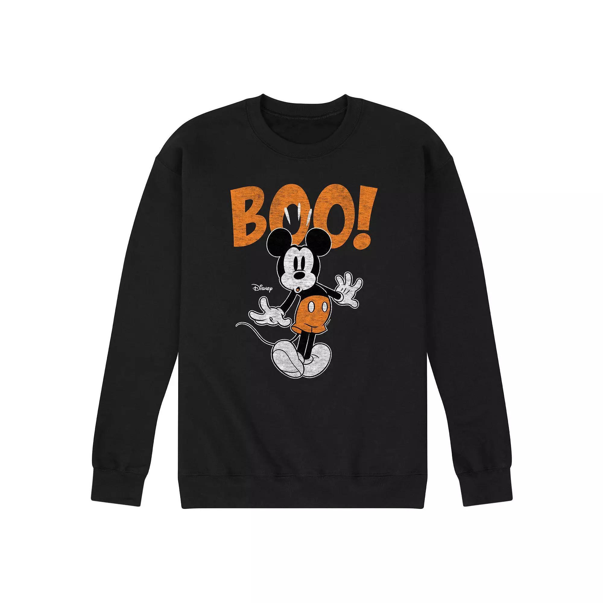 Disney's Mickey Mouse Men's Scared Boo Fleece Sweatshirt,  Product Image