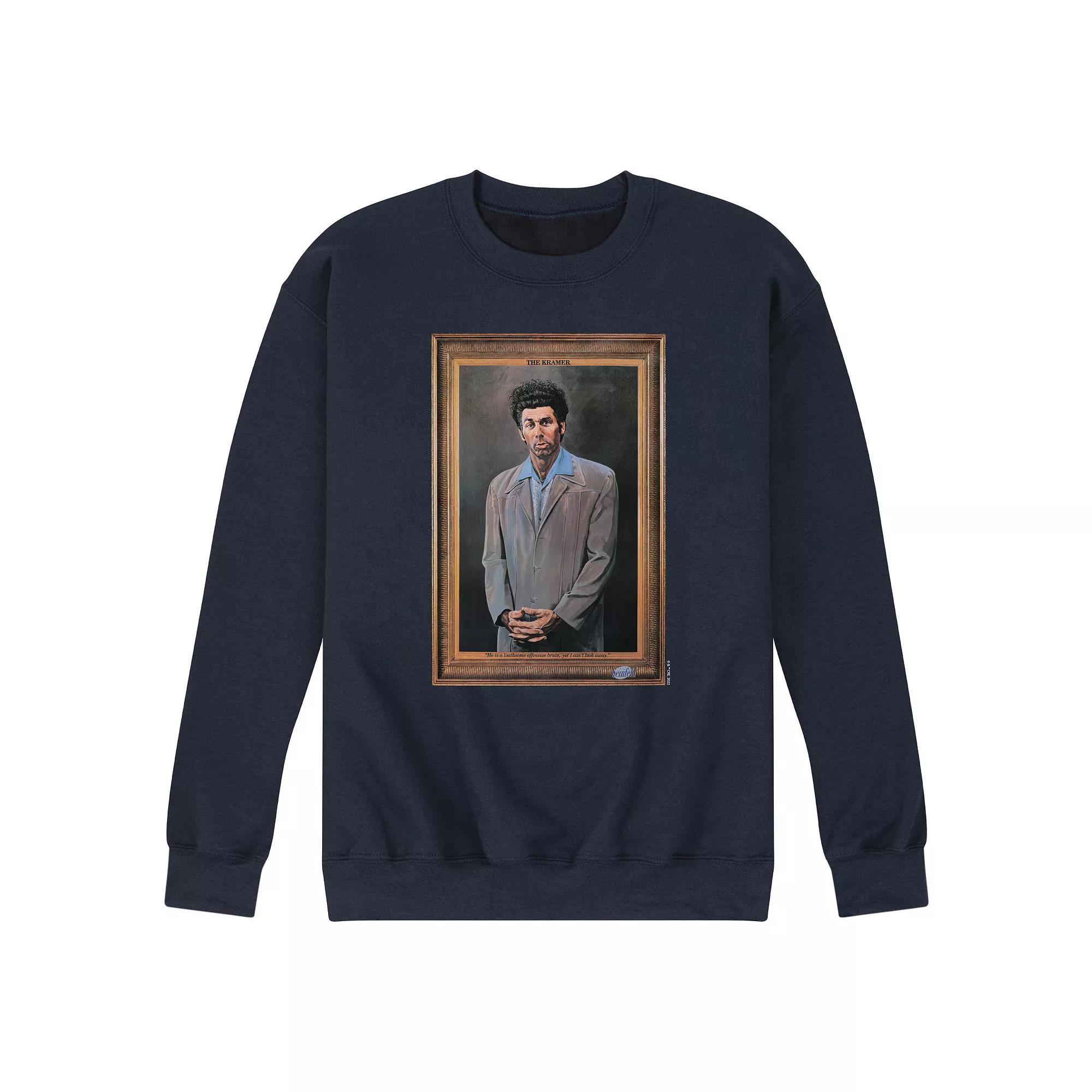 Men's Seinfeld Kramer Portrait Fleece Sweatshirt,  Product Image