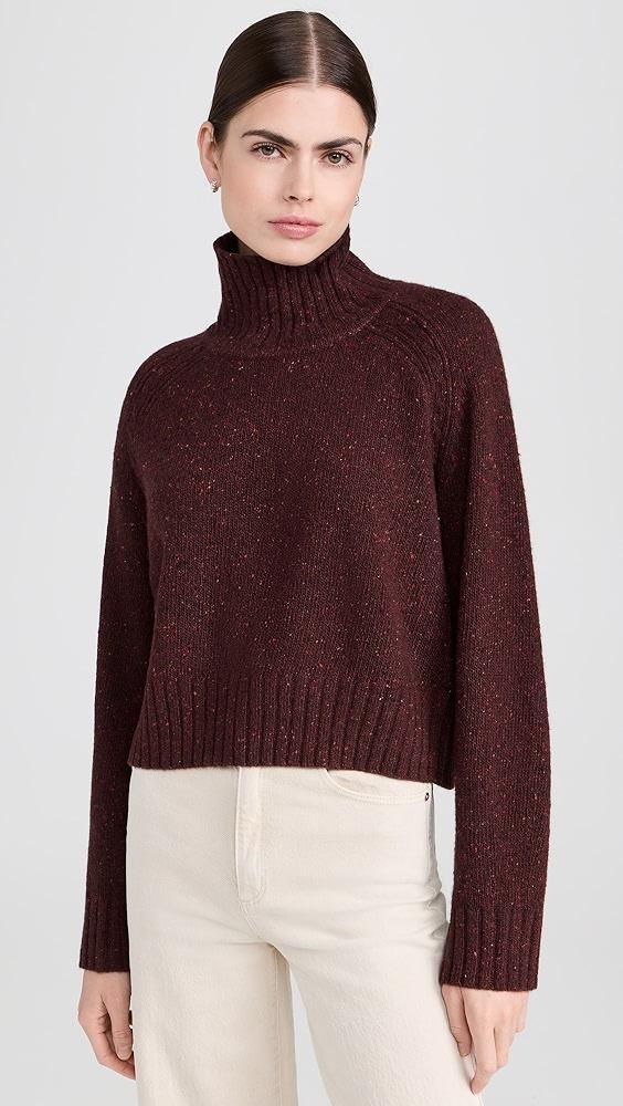 Guest in Residence Cropped Turtleneck in Recycled Cashmere | Shopbop Product Image