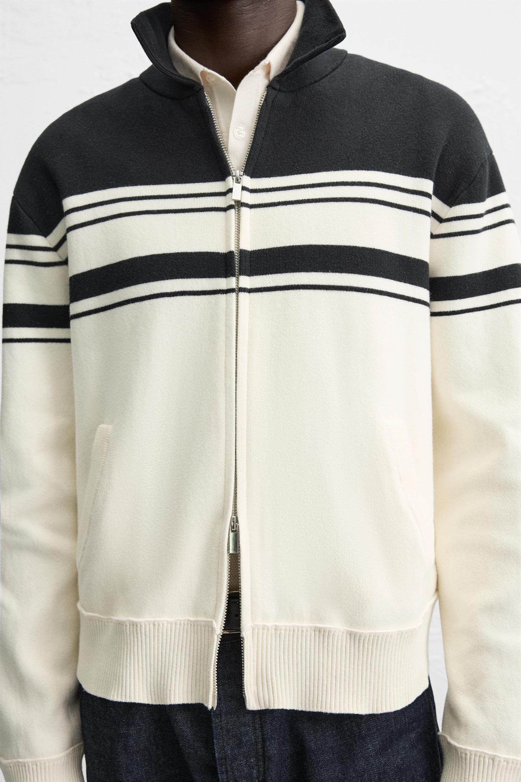 ZIP-UP KNIT JACKET Product Image