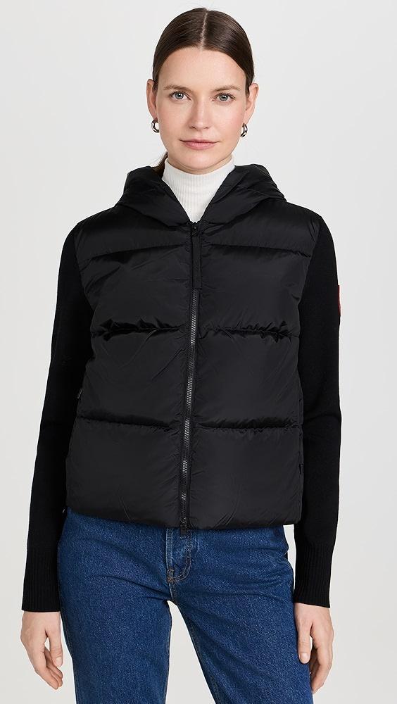 Canada Goose Hybridge Wide Quilt Knit Hoodie | Shopbop Product Image