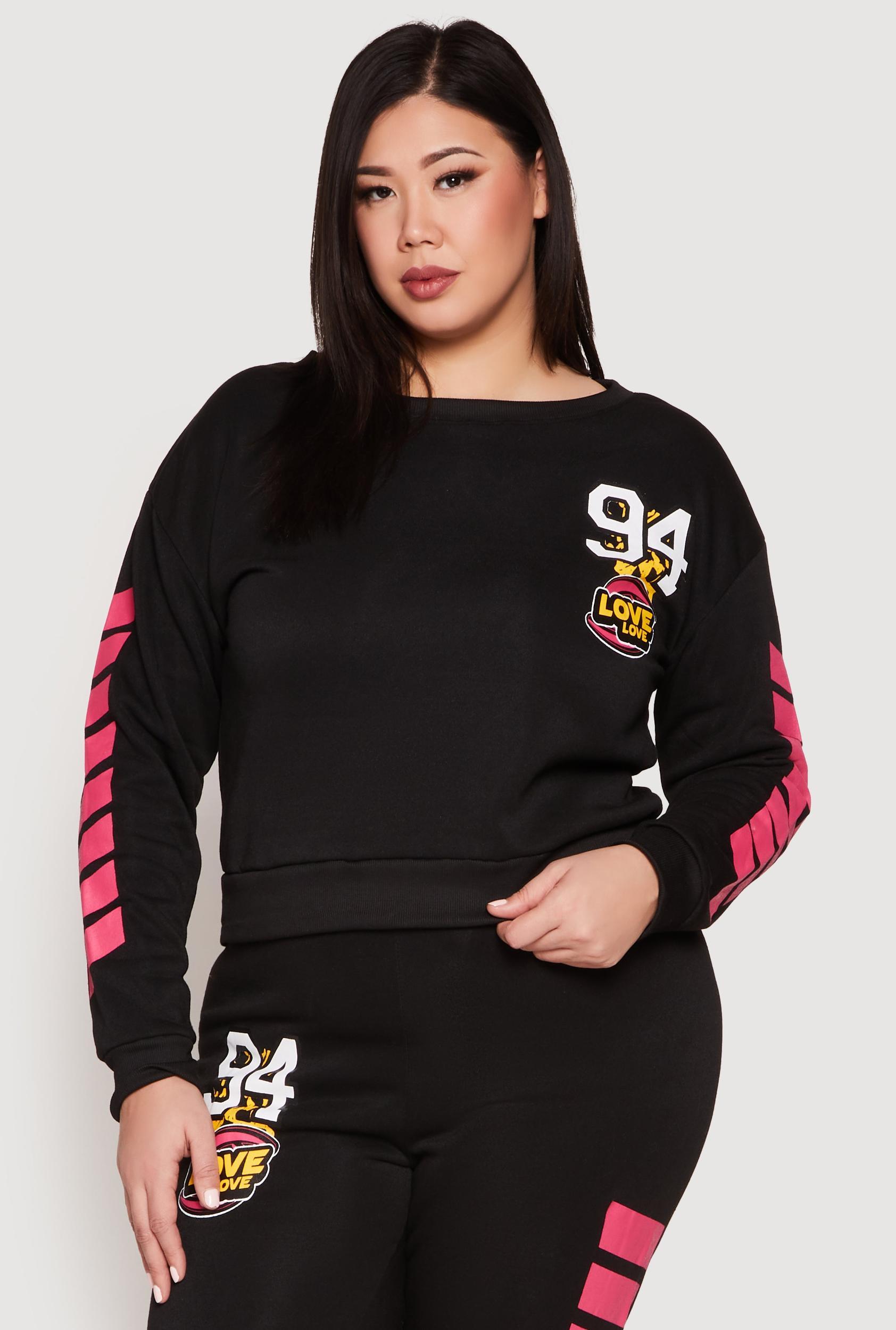 Womens Plus Size 94 Love Sweatshirt Product Image
