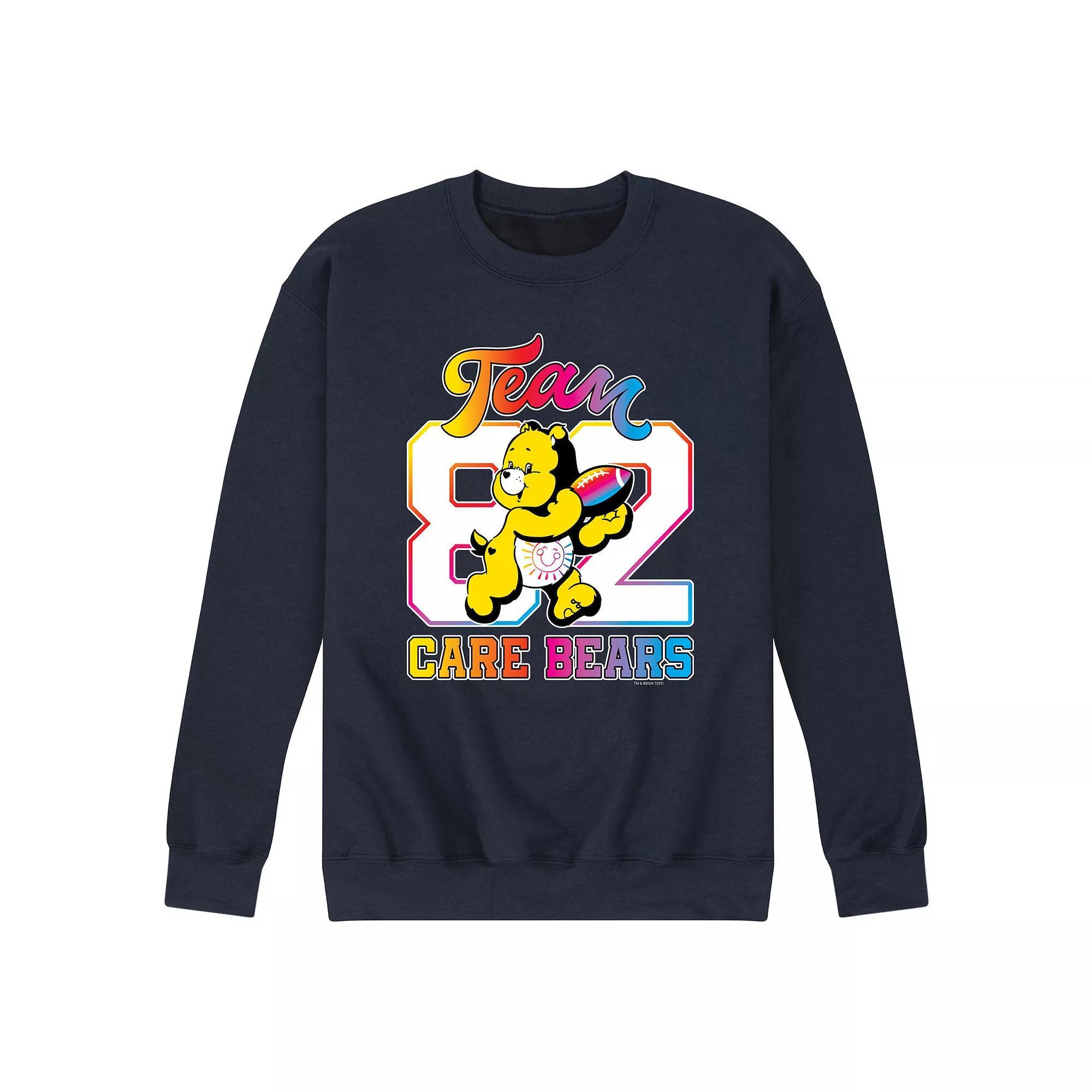 Men's Care Bears Football Fleece Sweatshirt, Size: XXL, Blue Product Image