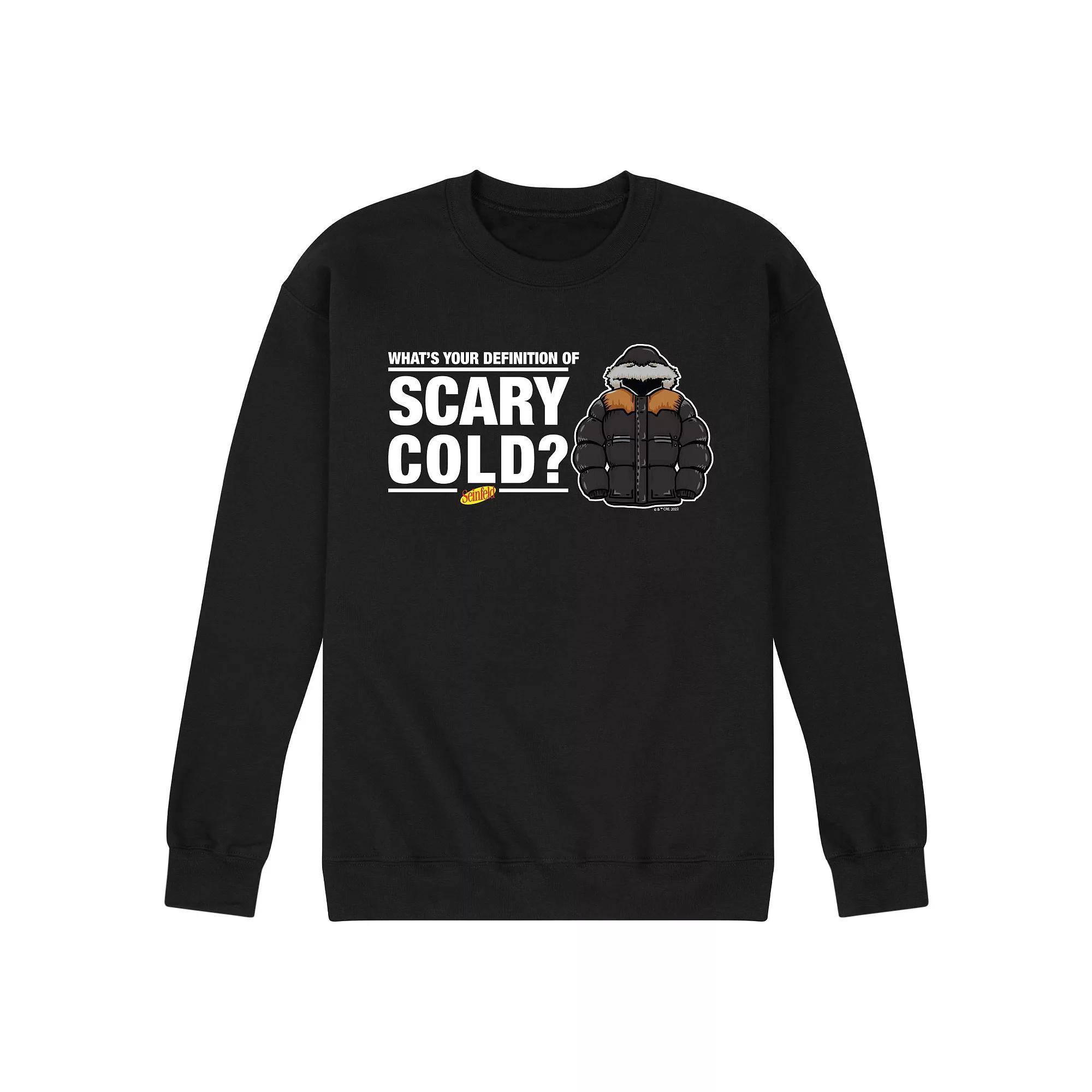 Men's Seinfeld Scary Cold Fleece Sweatshirt,  Product Image