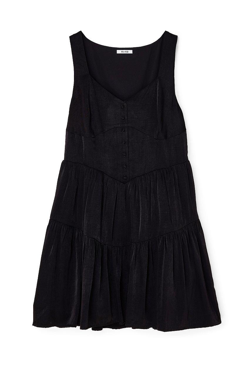 Buttoned Mini Dress Product Image