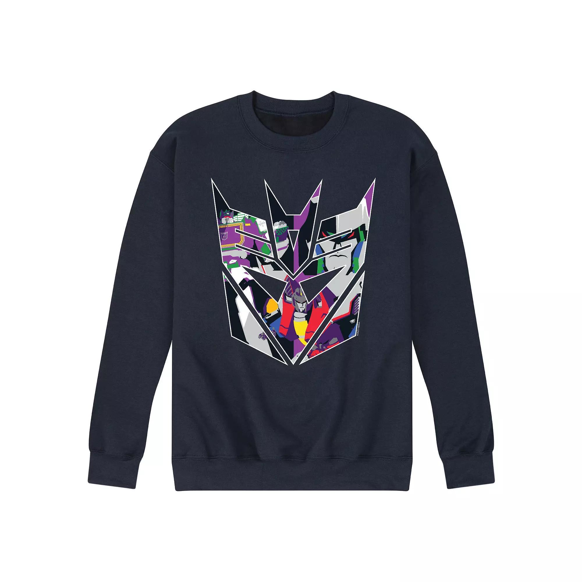 Men's Transformers Decepticon Logo Fleece Sweatshirt,  Product Image