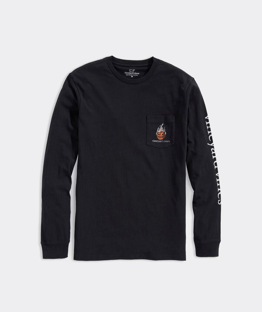 Headless Horseman Whale Long-Sleeve Pocket Tee Product Image