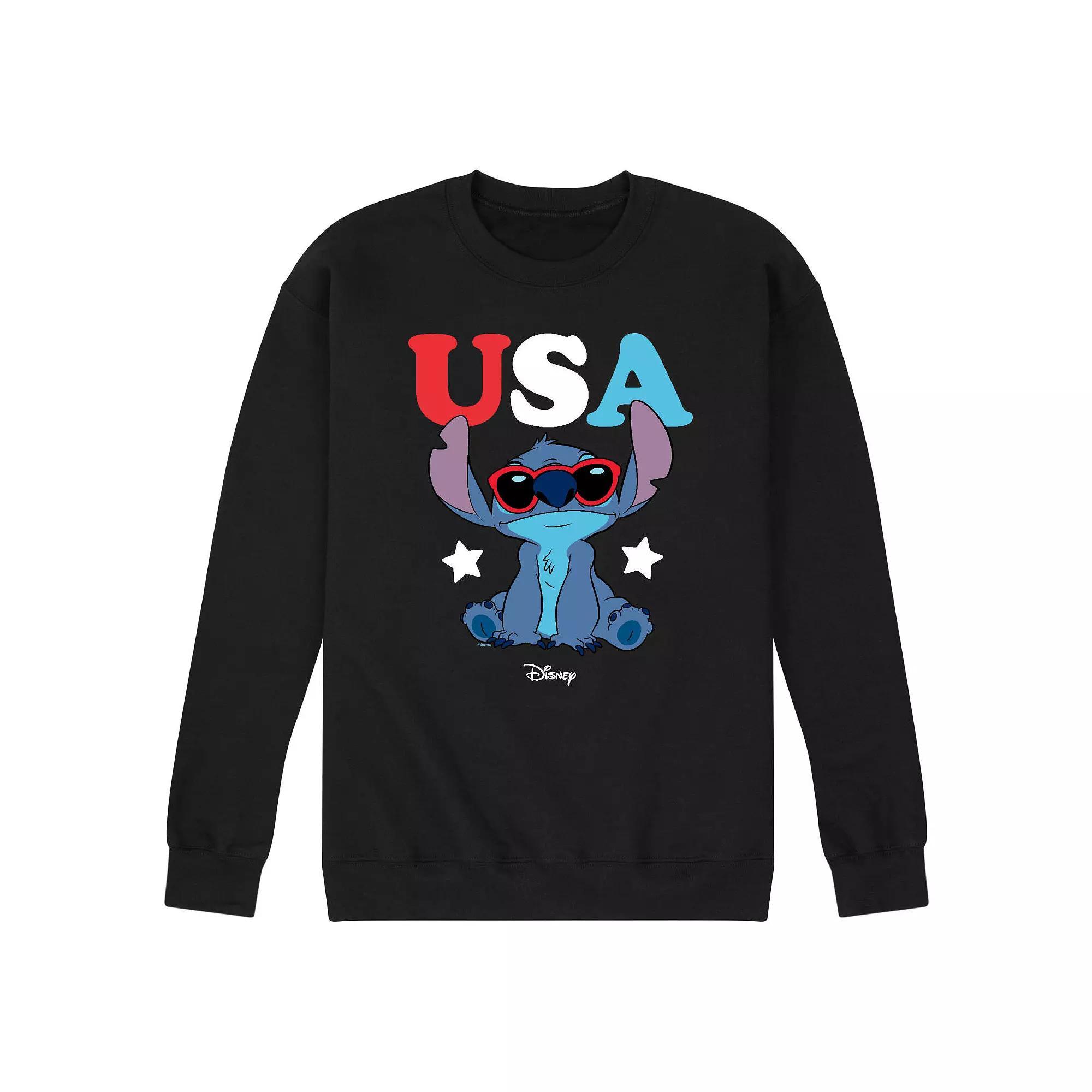 Disney's Lilo & Stitch Men's Stitch USA Sweatshirt,  Product Image