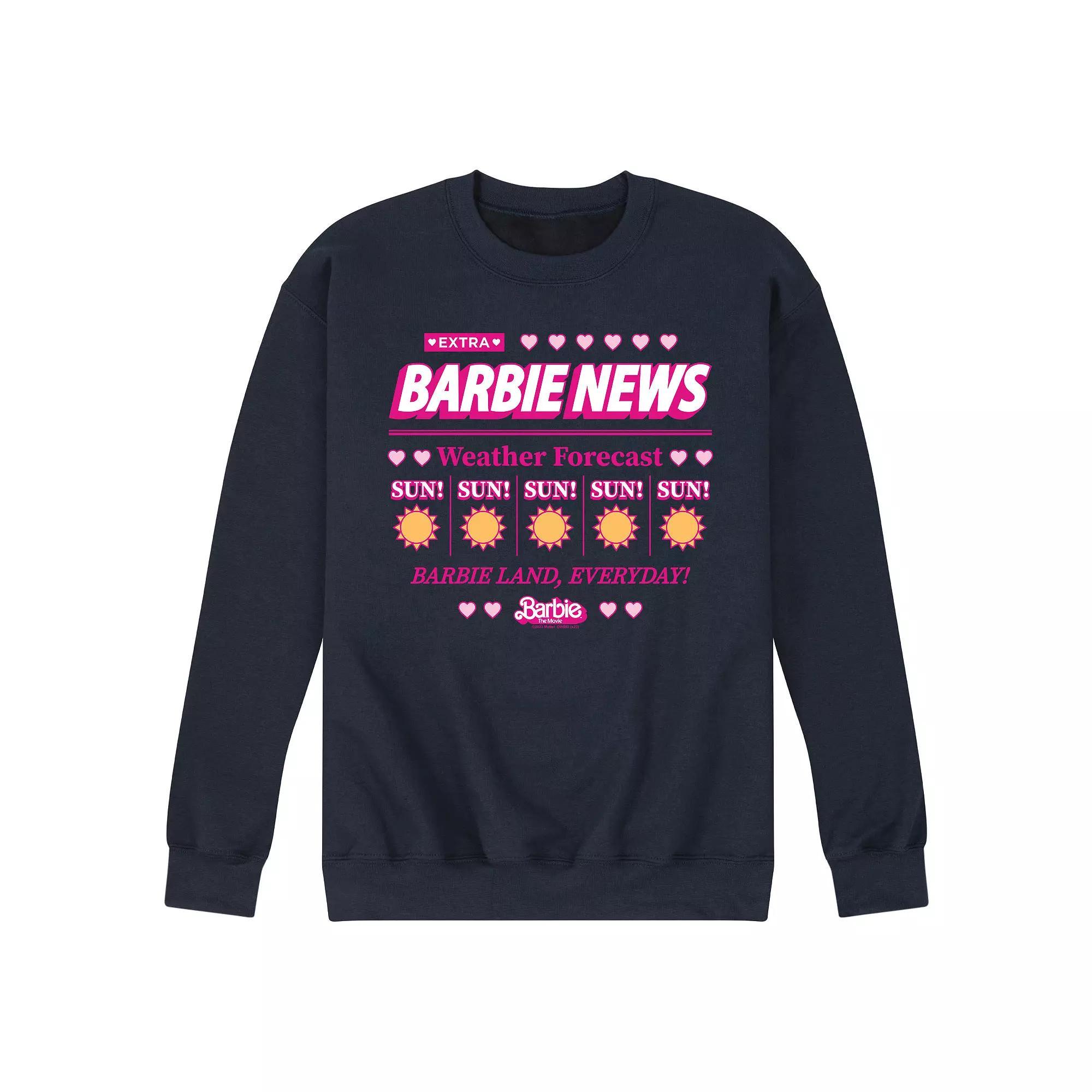 Men's Barbie The Movie Weather Forecast Graphic Tee,  Product Image