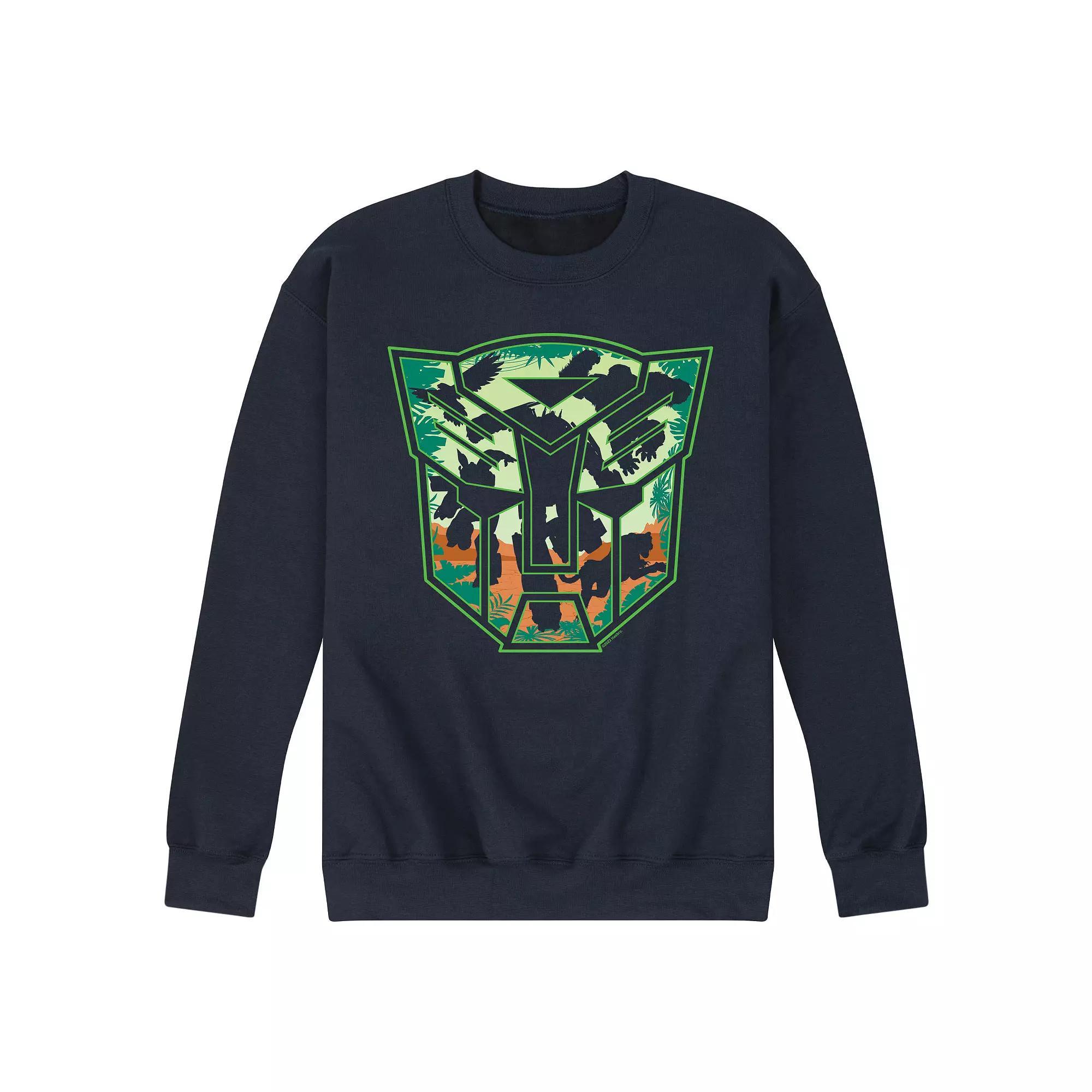 Men's Transformers Autobot Jungle Logo Fleece Sweatshirt,  Product Image