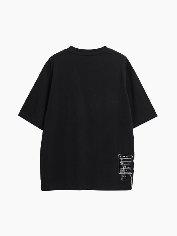 Men's Heart Oversized Short Sleeve Tee Product Image