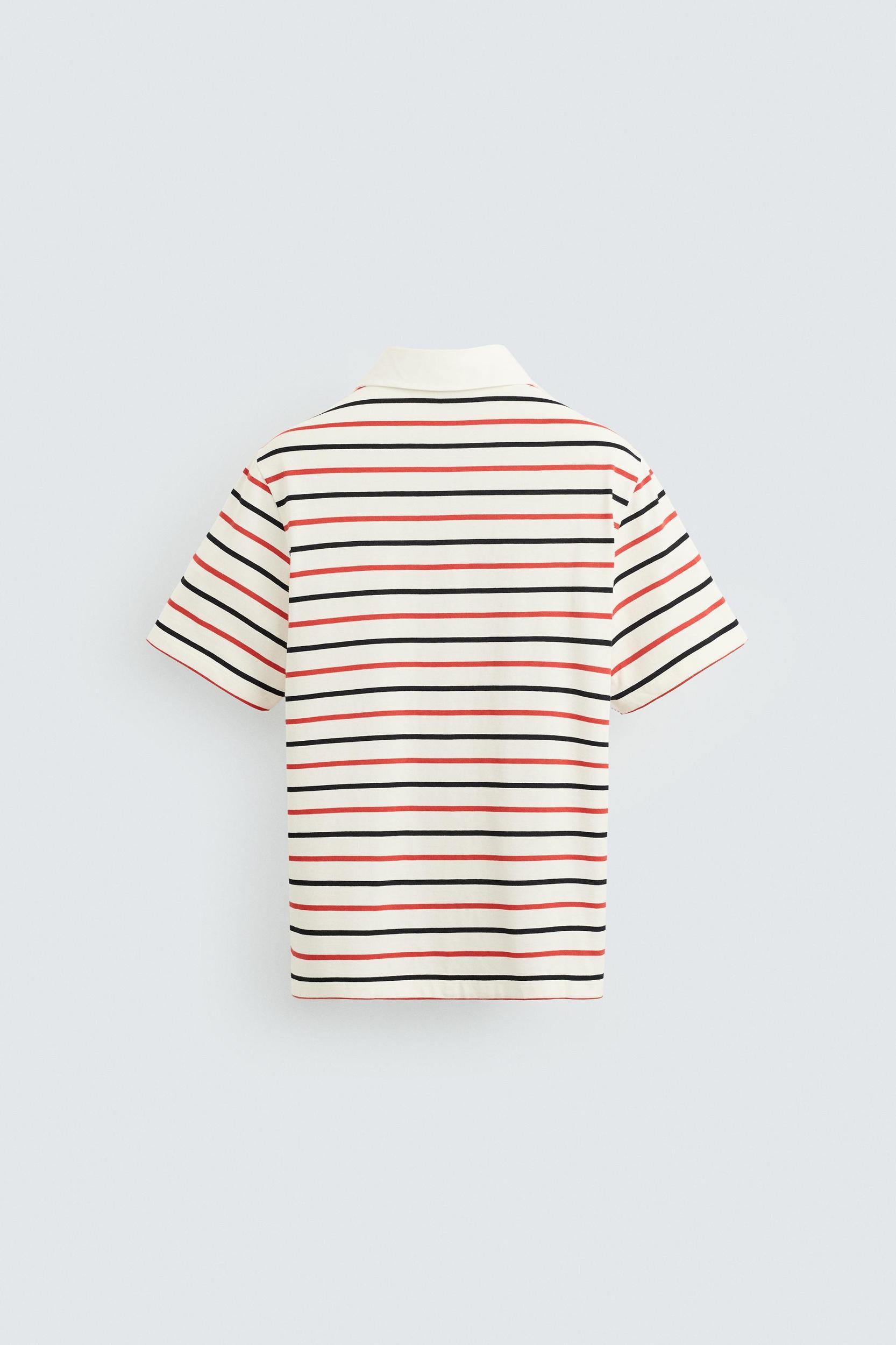 STRIPED POLO SHIRT Product Image
