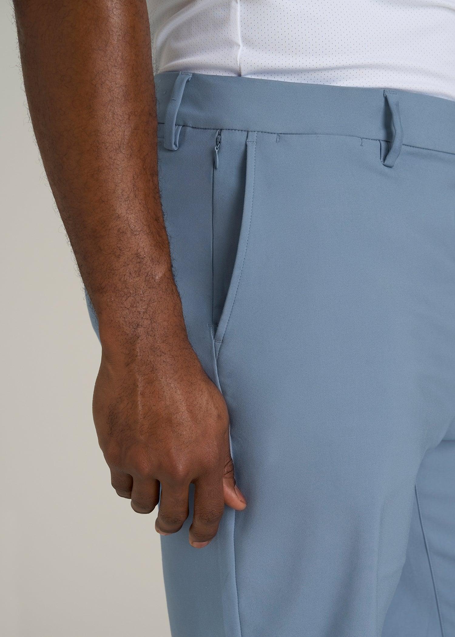 Tech Chino Shorts for Tall Men in Chambray Male Product Image