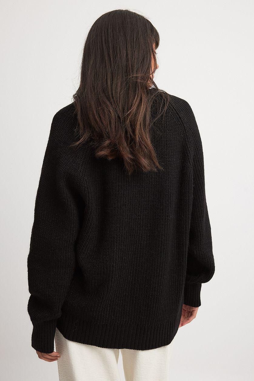 Oversized Knitted Cardigan Product Image