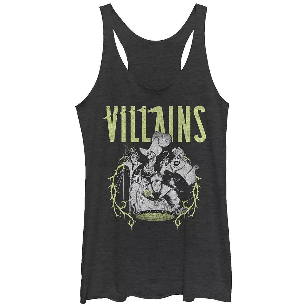 Disney Villains Thorny Frame Portrait Juniors' Tri-Blend Racerback Tank Top, Girl's,  Product Image